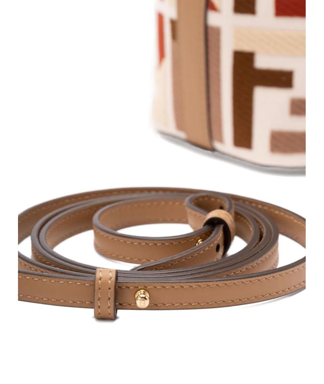 FENDI Мульти жаккардовая сумка тоут, фото 3