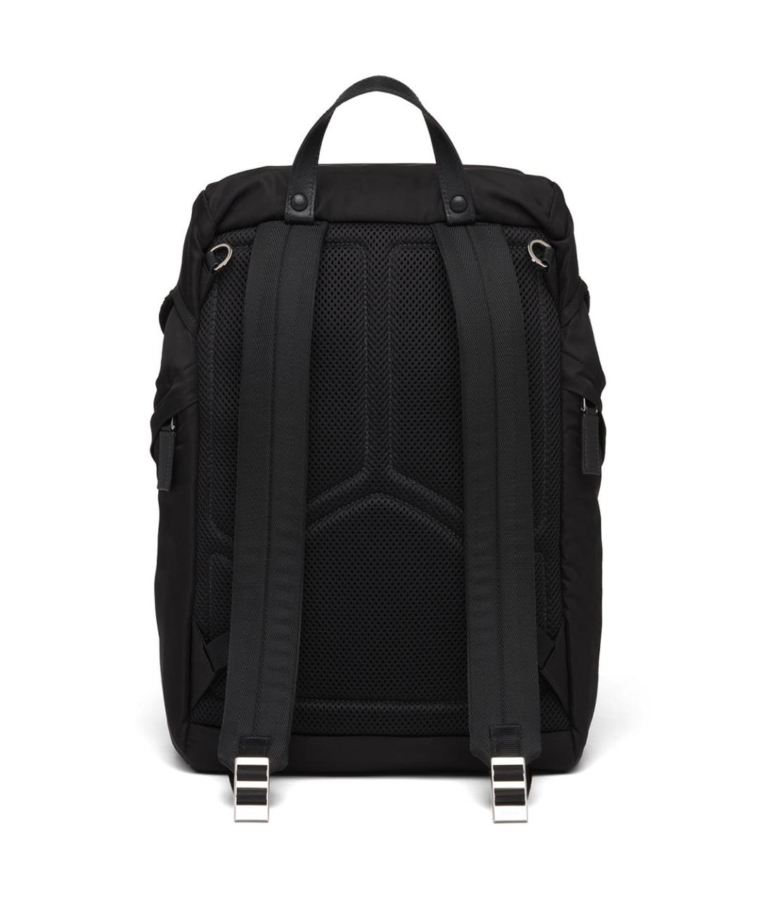 PRADA Черный синтетический рюкзак, фото 3