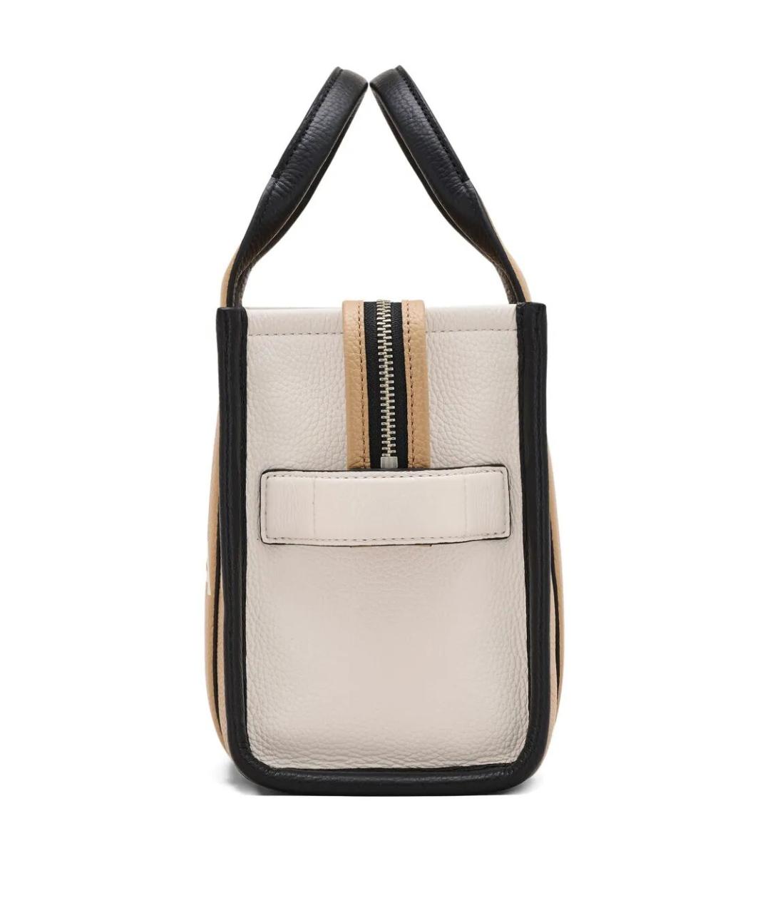 MARC JACOBS Бежевая кожаная сумка тоут, фото 6