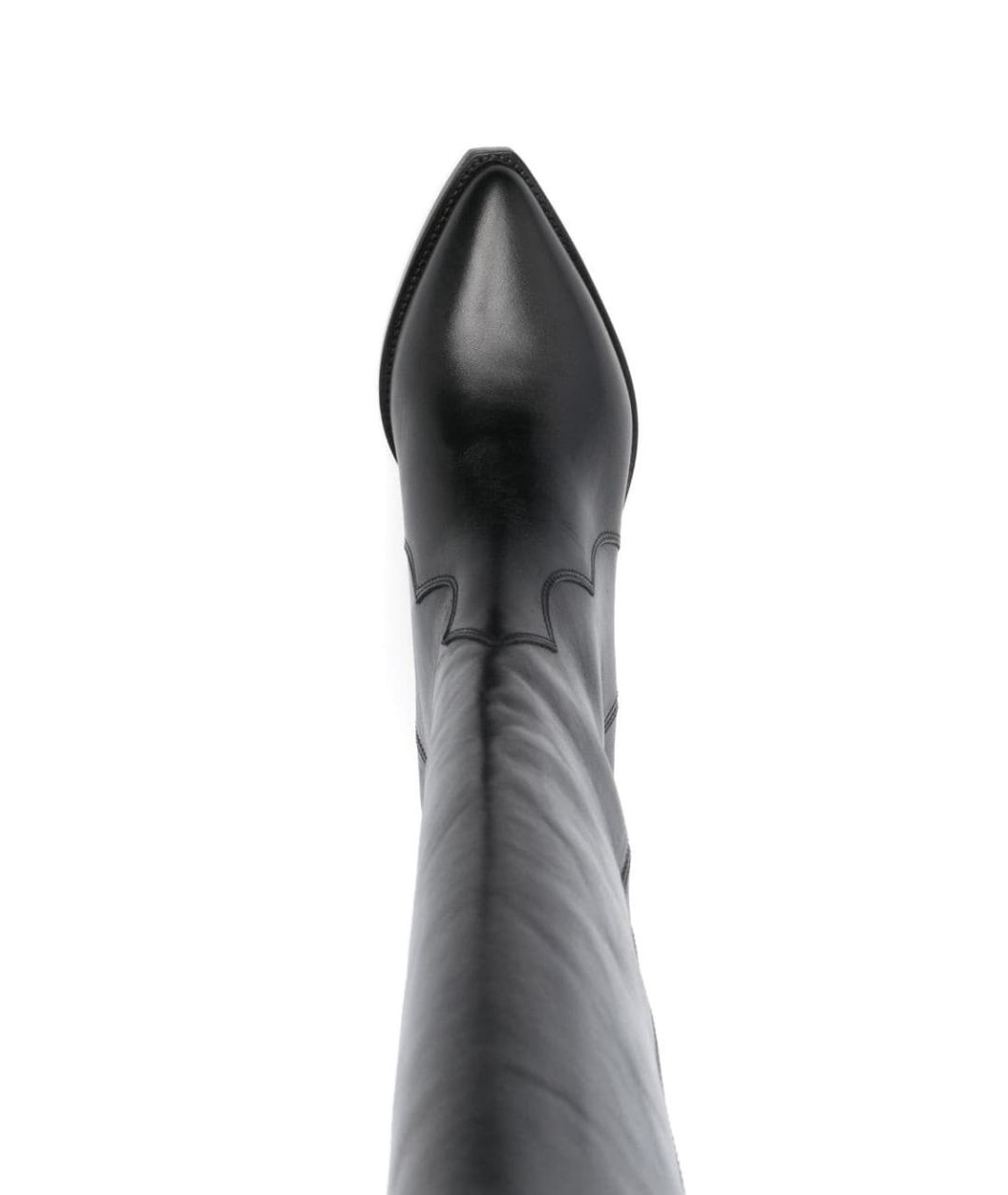 ISABEL MARANT Черные кожаные сапоги, фото 4