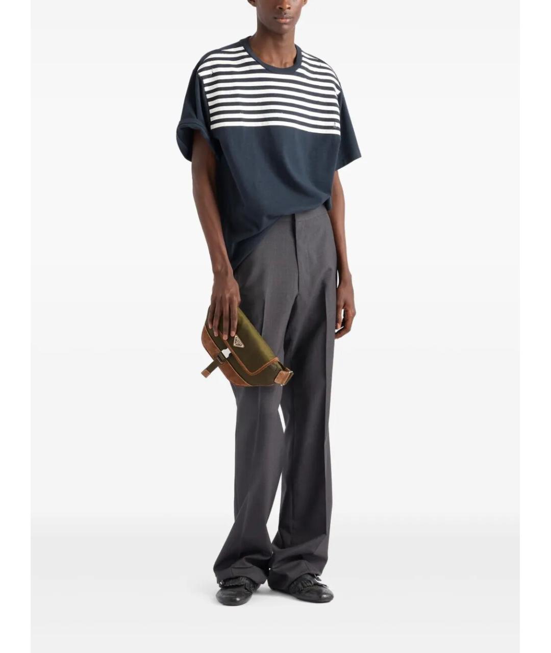 PRADA Зеленая синтетическая сумка на плечо, фото 2