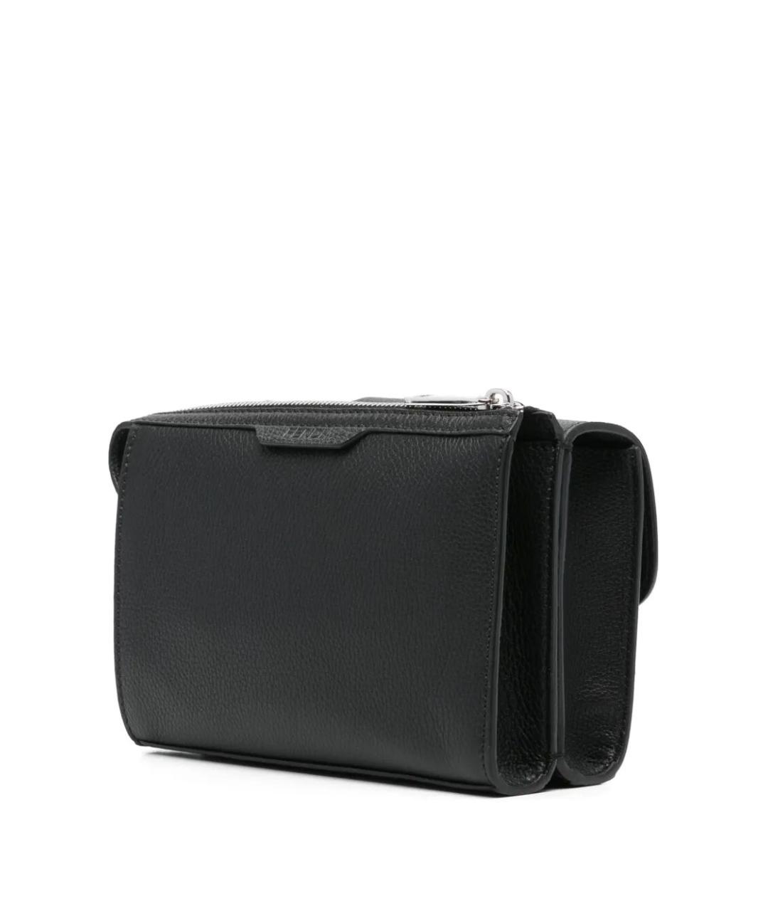 FENDI Черная кожаная сумка на плечо, фото 3