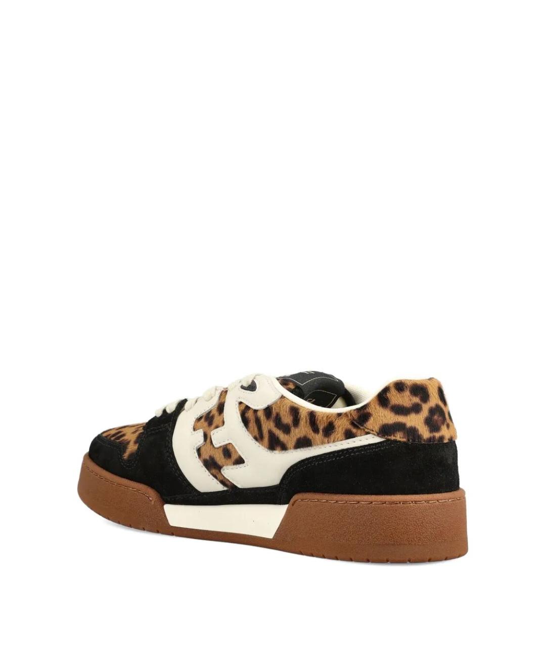 FENDI Мульти кожаные кеды, фото 3