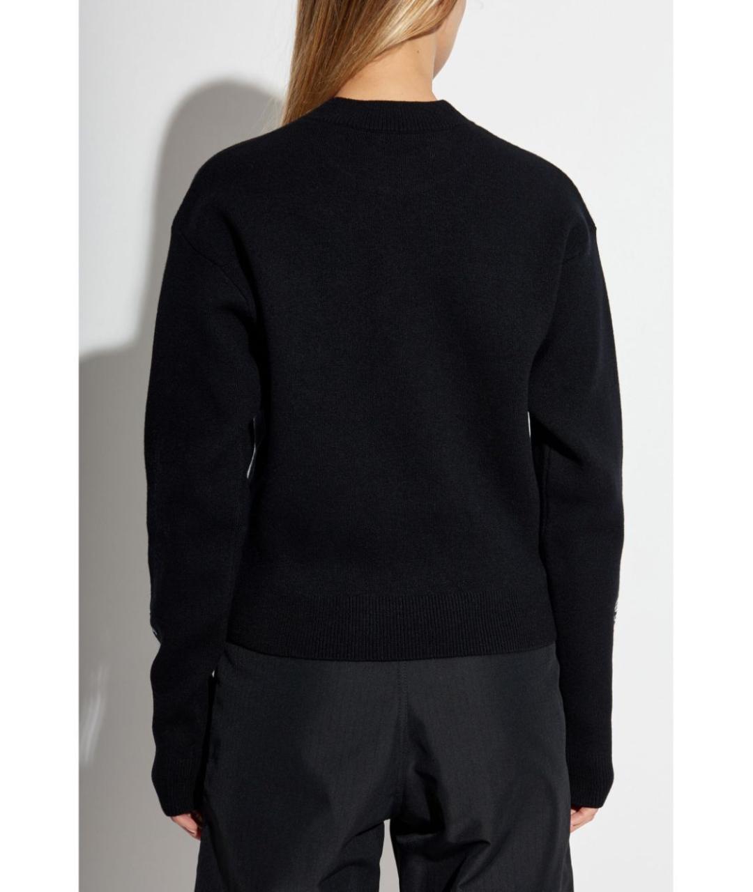 BALENCIAGA Черный шерстяной джемпер / свитер, фото 5