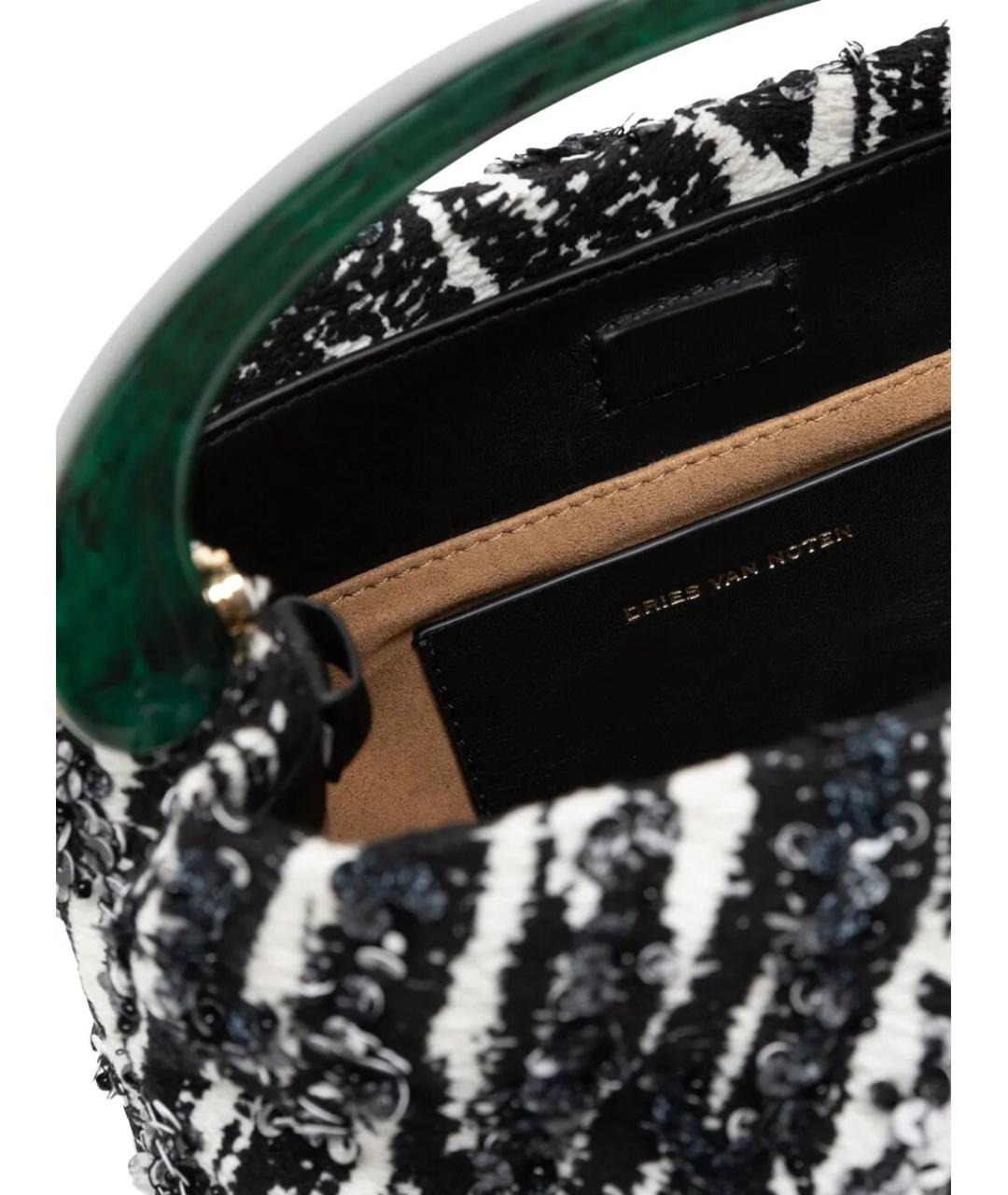 DRIES VAN NOTEN Мульти тканевая сумка с короткими ручками, фото 4