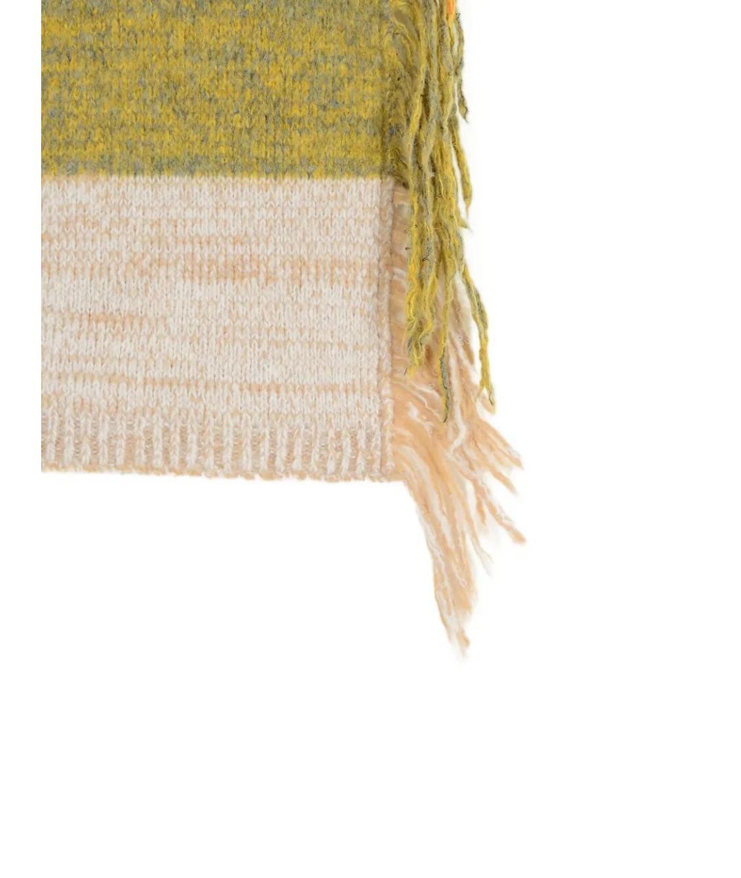 DRIES VAN NOTEN Мульти шерстяной шарф, фото 2