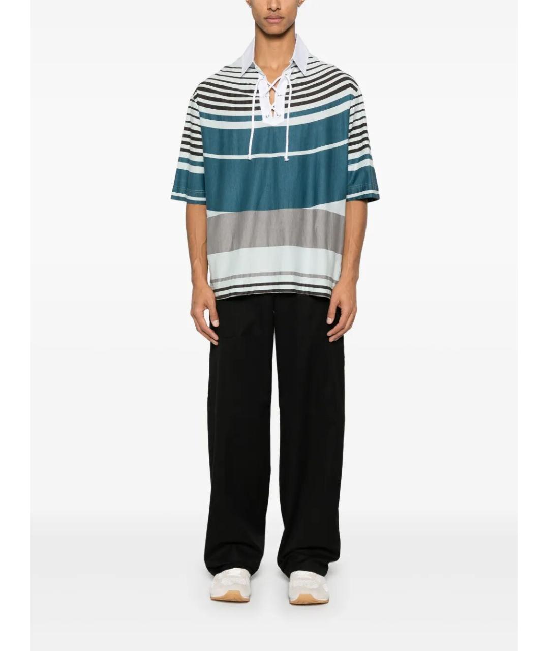 LOEWE Черные хлопковые повседневные брюки, фото 2