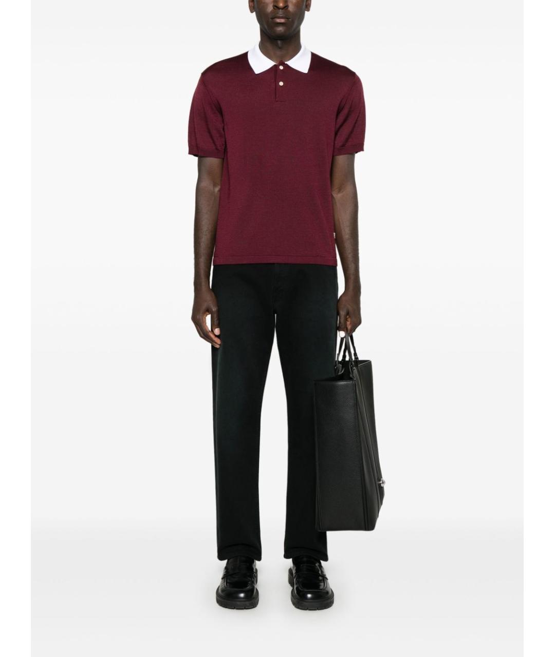 PRADA Черные хлопковые повседневные брюки, фото 4