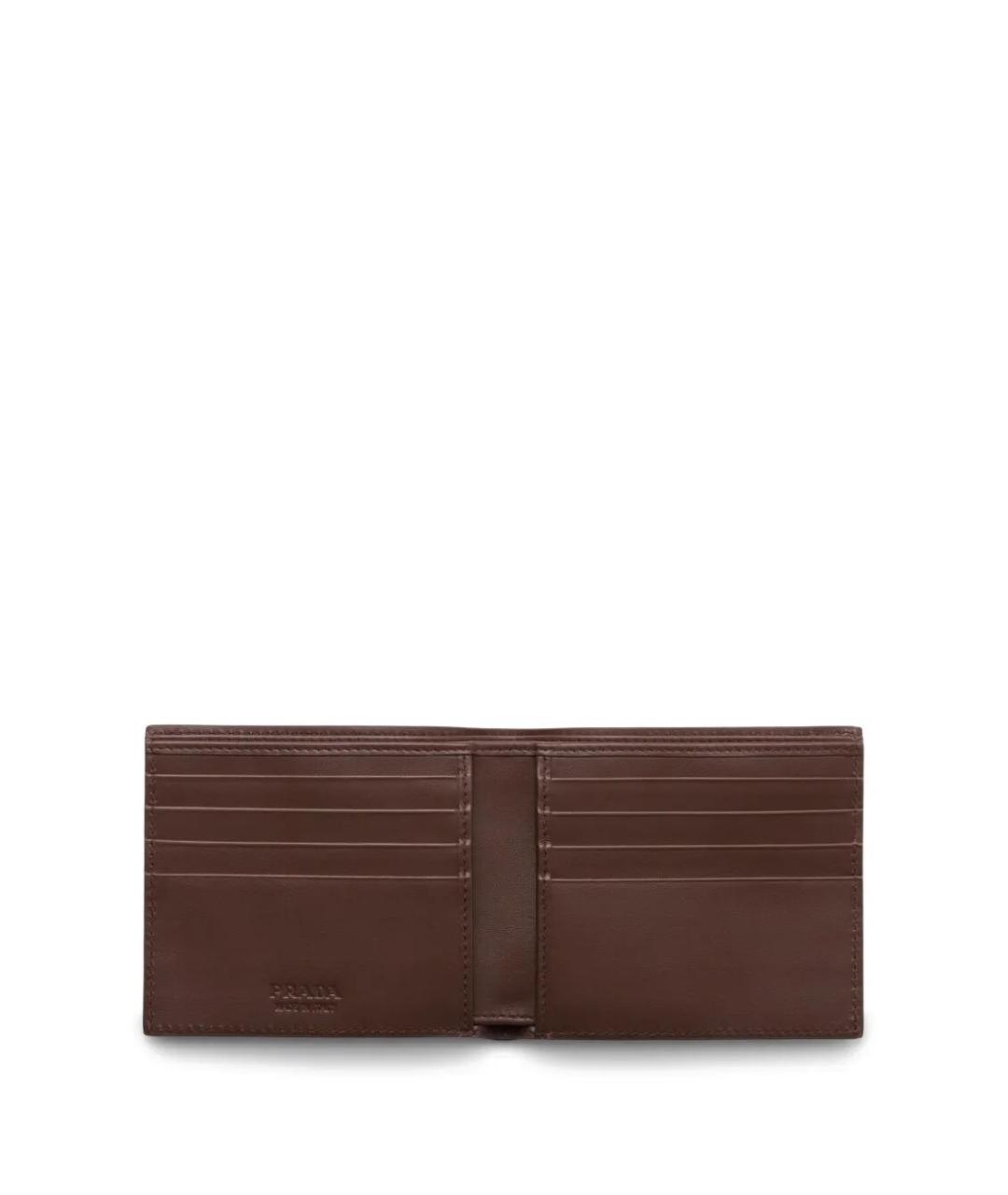 PRADA Коричневый кожаный кошелек, фото 2