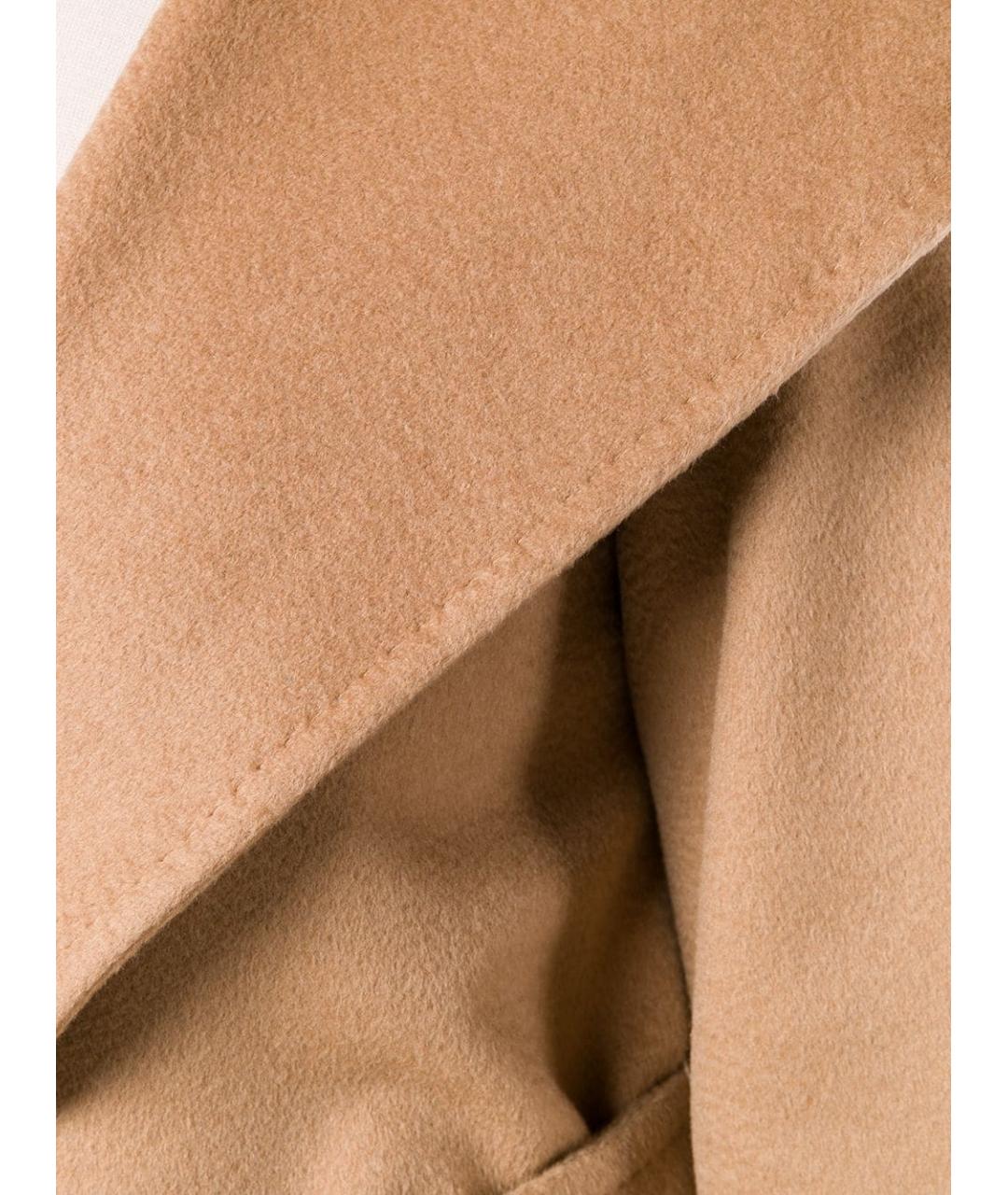 MAX MARA Бежевое шерстяное пальто, фото 5