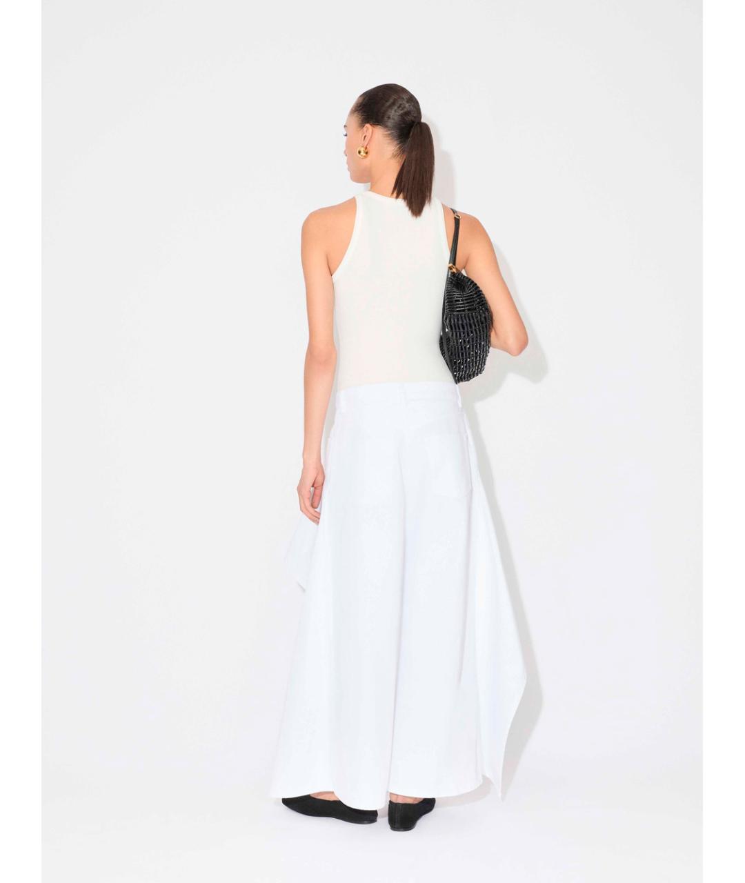 ALAIA Белая хлопковая майка, фото 4