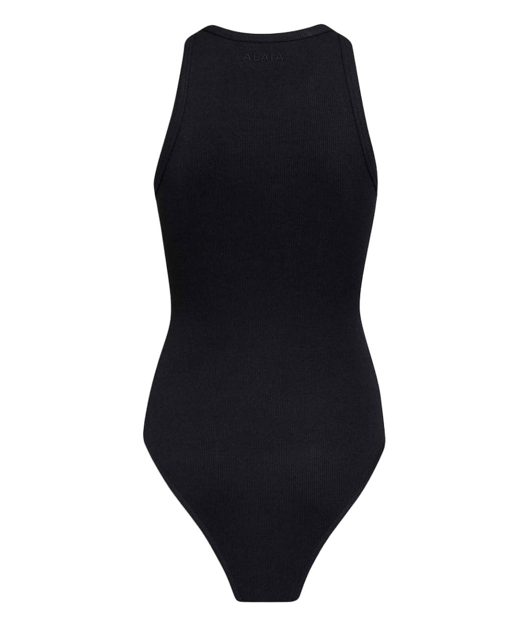 ALAIA Черная хлопковая майка, фото 2