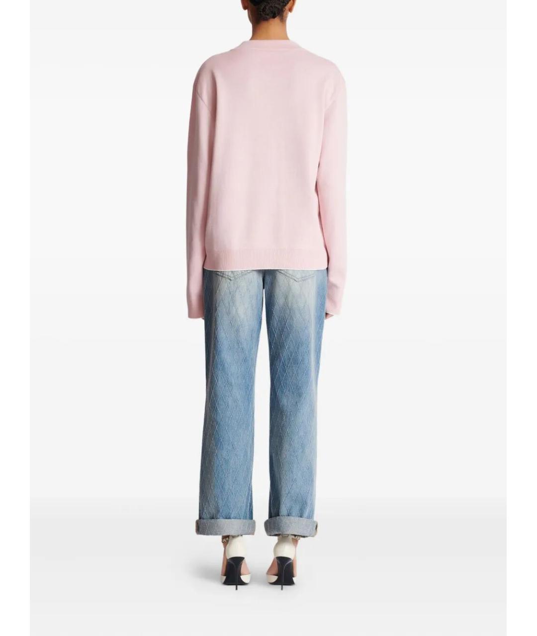 BALMAIN Розовый шелковый кардиган, фото 3