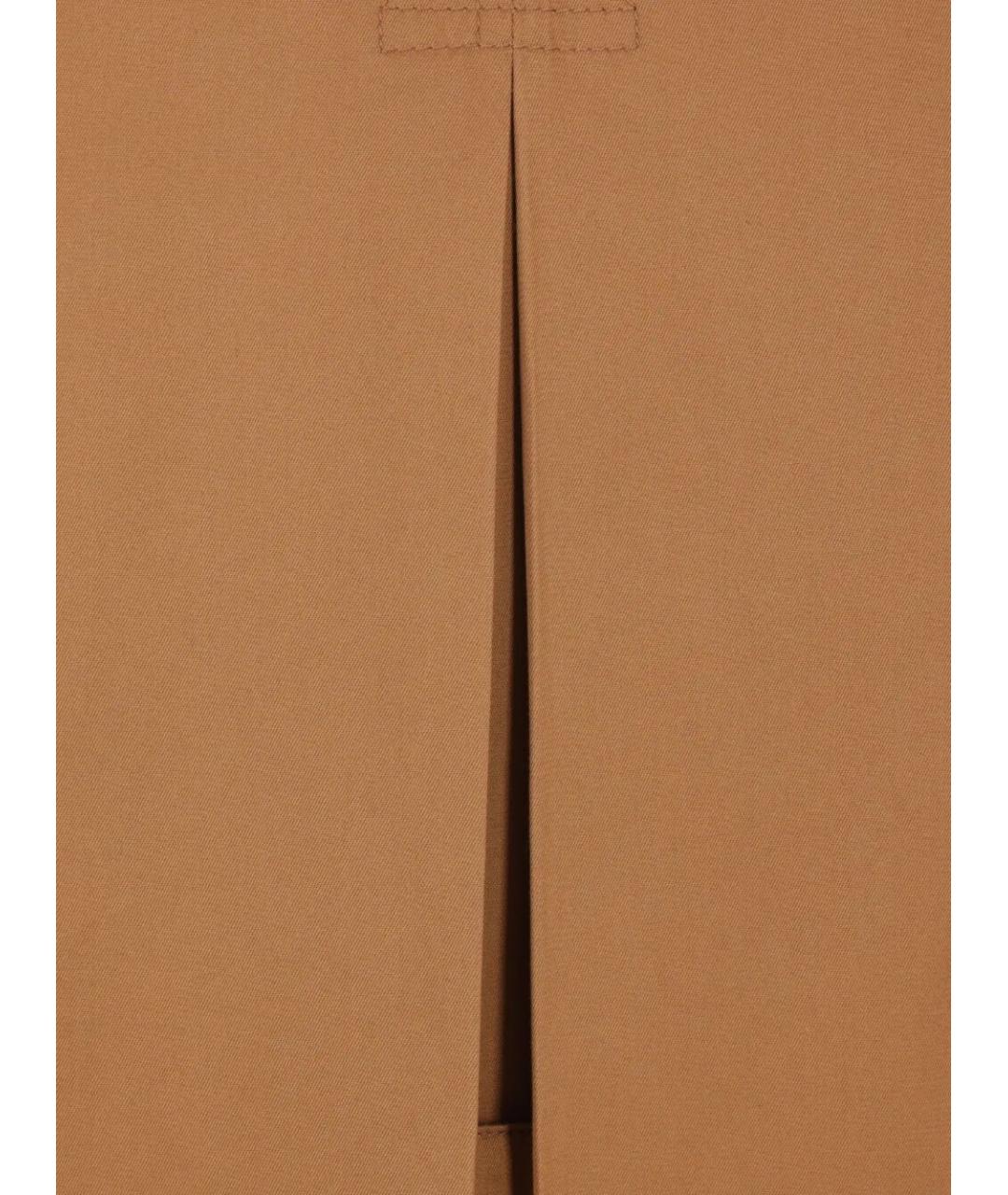 CHLOE Коричневый хлопковый тренч/плащ, фото 4