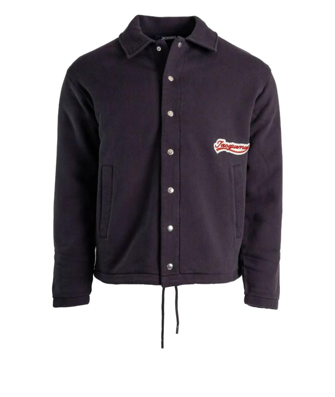 JACQUEMUS Темно-синяя хлопковая куртка, фото 1