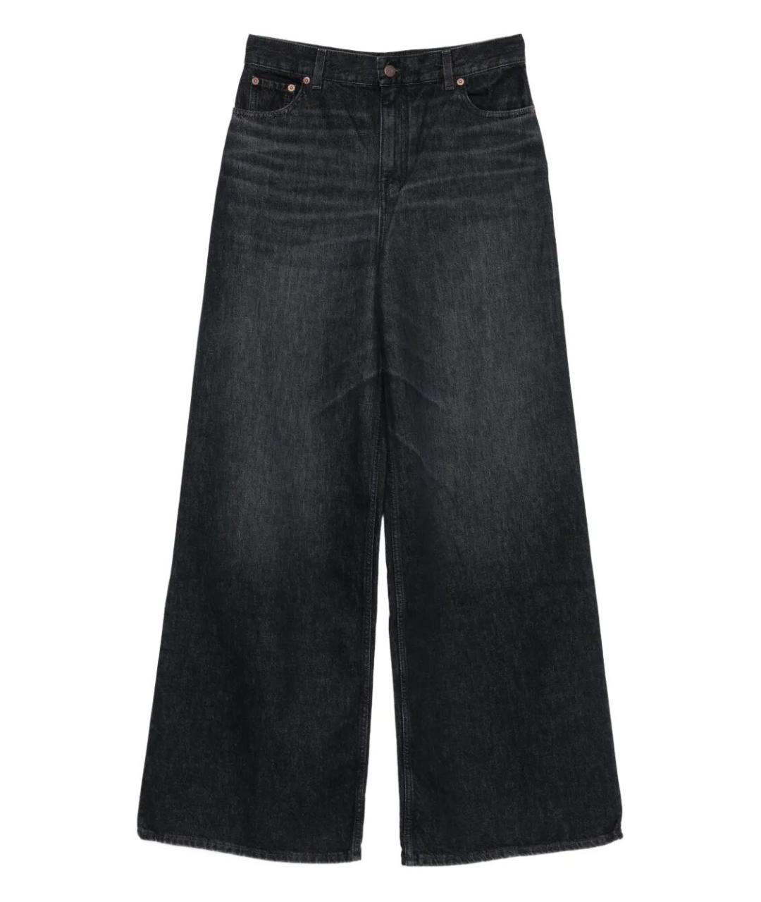 CHLOE Черные хлопковые прямые джинсы, фото 1