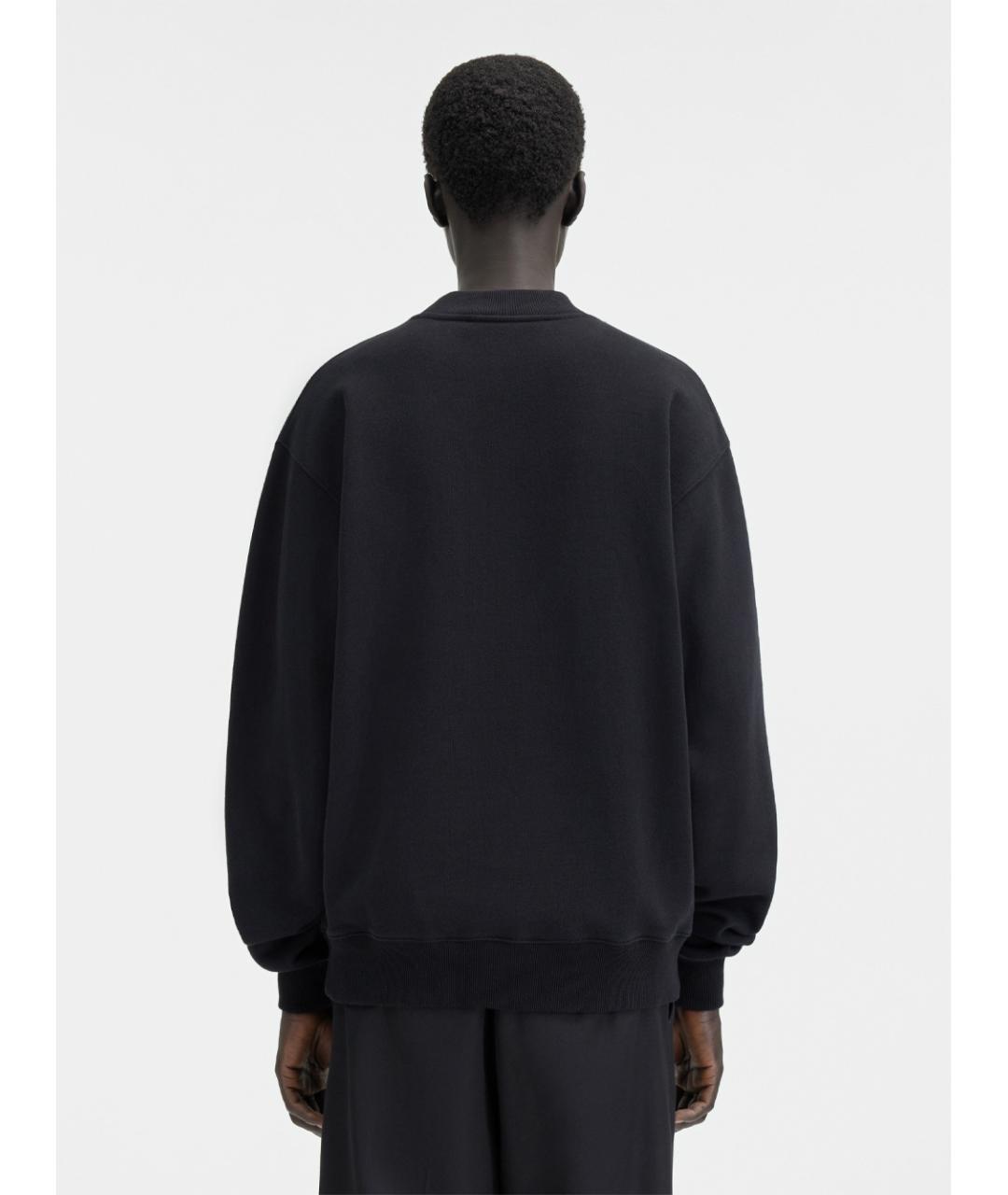 JACQUEMUS Черный хлопковый джемпер / свитер, фото 3