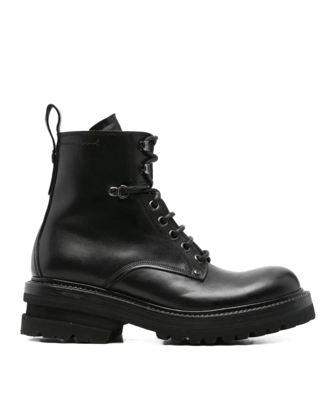 PREMIATA Черные кожаные высокие ботинки, фото 1