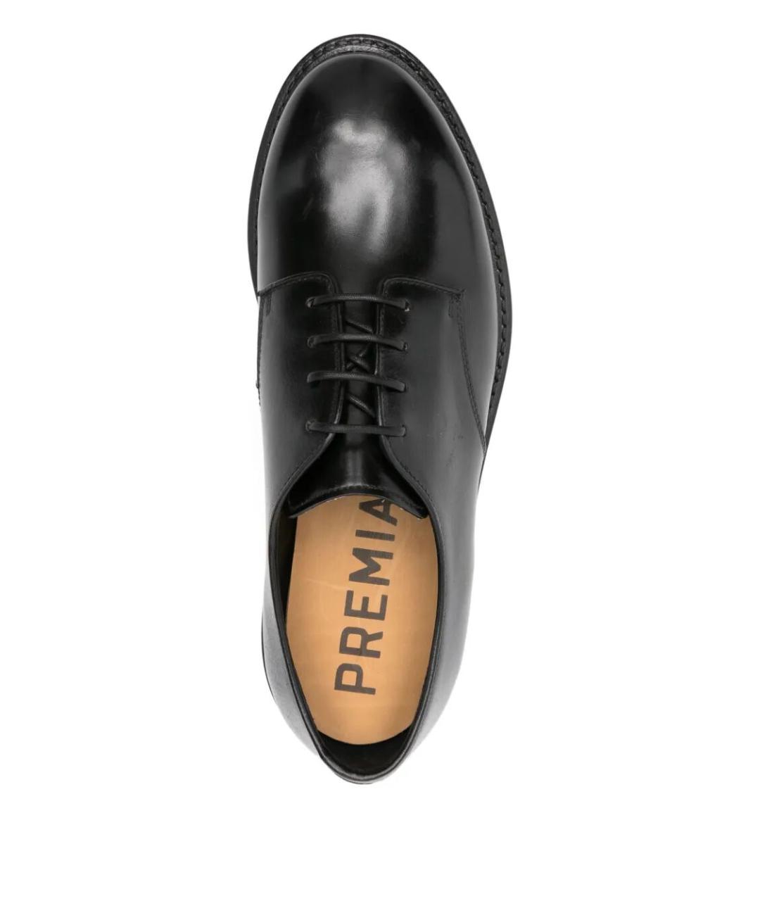 PREMIATA Черные кожаные туфли, фото 4