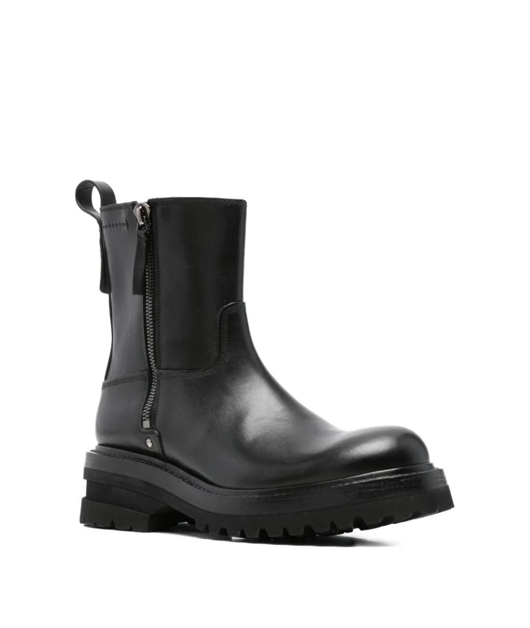 PREMIATA Черные кожаные высокие ботинки, фото 2