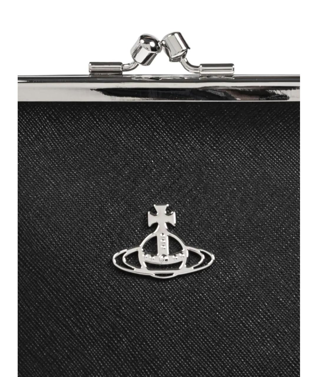 VIVIENNE WESTWOOD Черная сумка тоут из искусственной кожи, фото 5