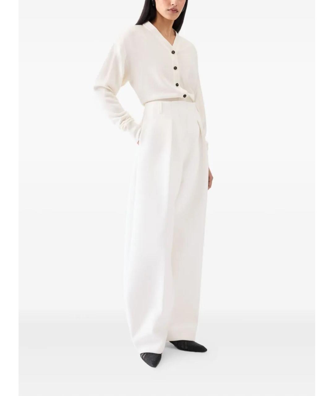 JACQUEMUS Белый шерстяной кардиган, фото 2