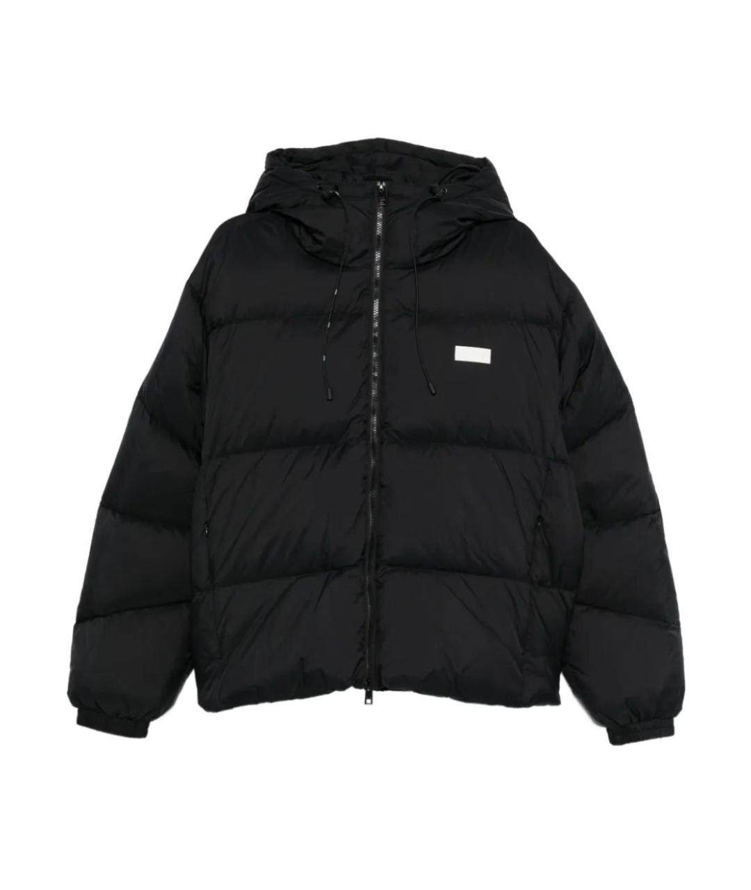 MSGM Черный полиамидовый пуховик, фото 1