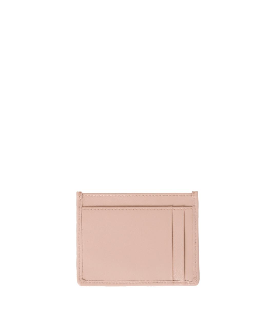 MIU MIU Розовый кожаный кардхолдер, фото 2