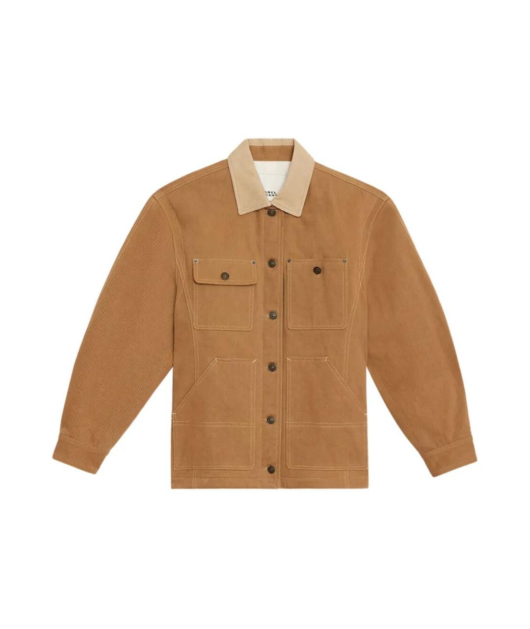 ISABEL MARANT Бежевая хлопковая куртка, фото 1