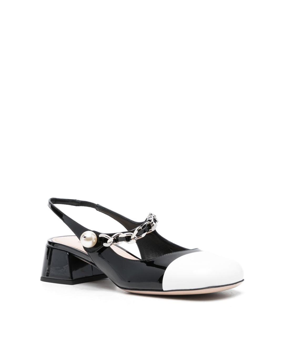 MIU MIU Черные туфли из лакированной кожи, фото 7