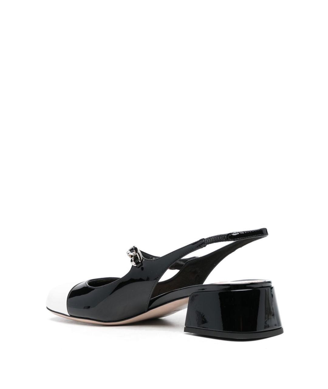 MIU MIU Черные туфли из лакированной кожи, фото 6