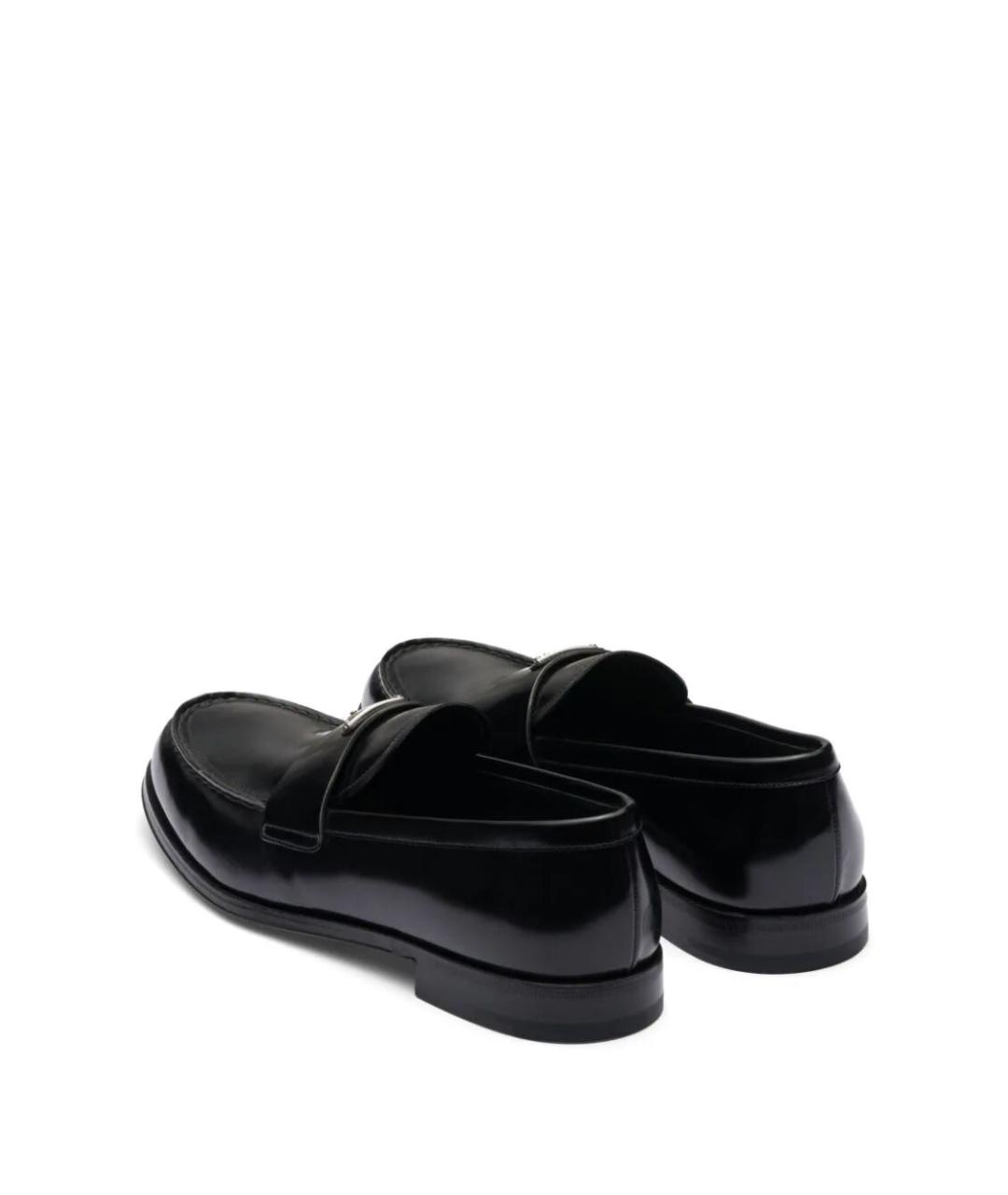 PRADA Черные кожаные лоферы, фото 6