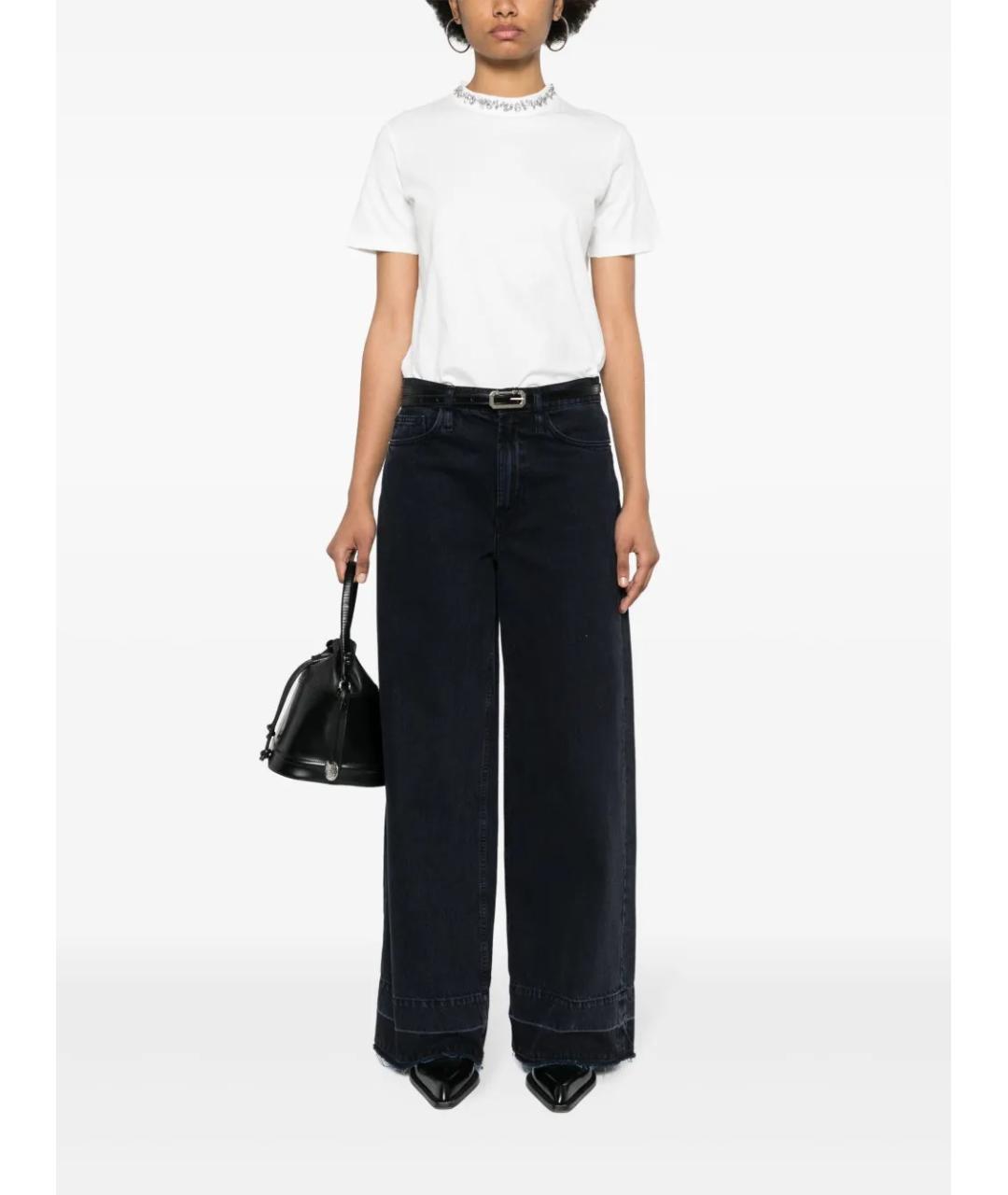 GOLDEN GOOSE DELUXE BRAND Белая хлопковая футболка, фото 2