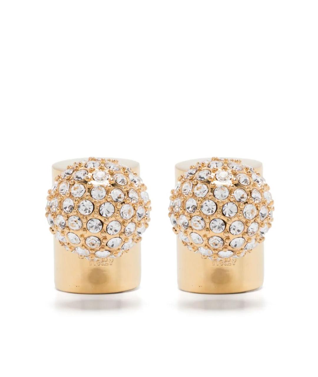 JACQUEMUS Золотые латунные серьги, фото 1