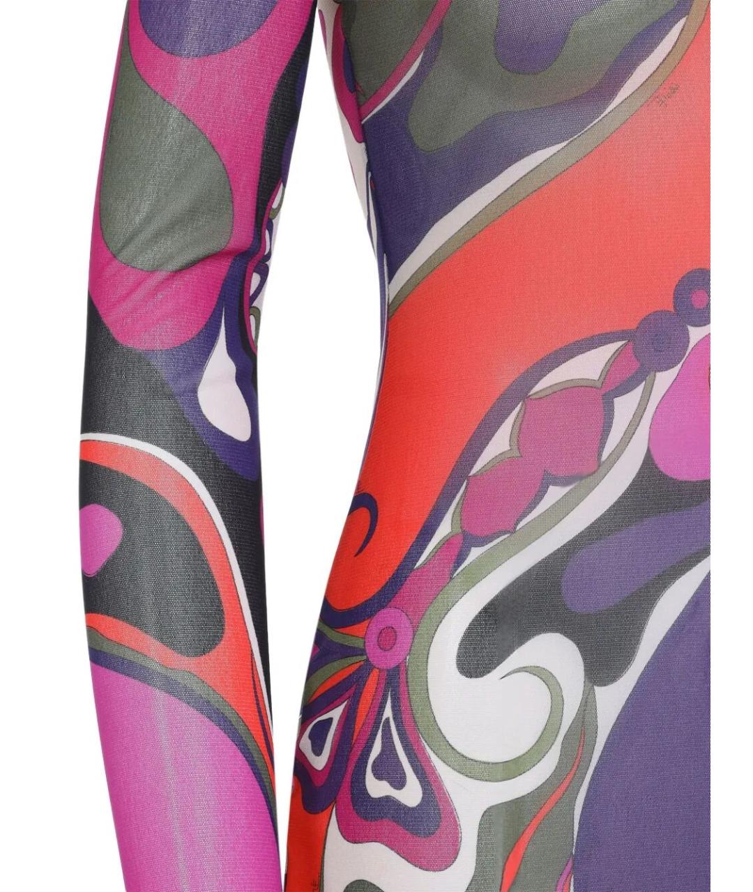 PUCCI Мульти полиамидовое платье, фото 2