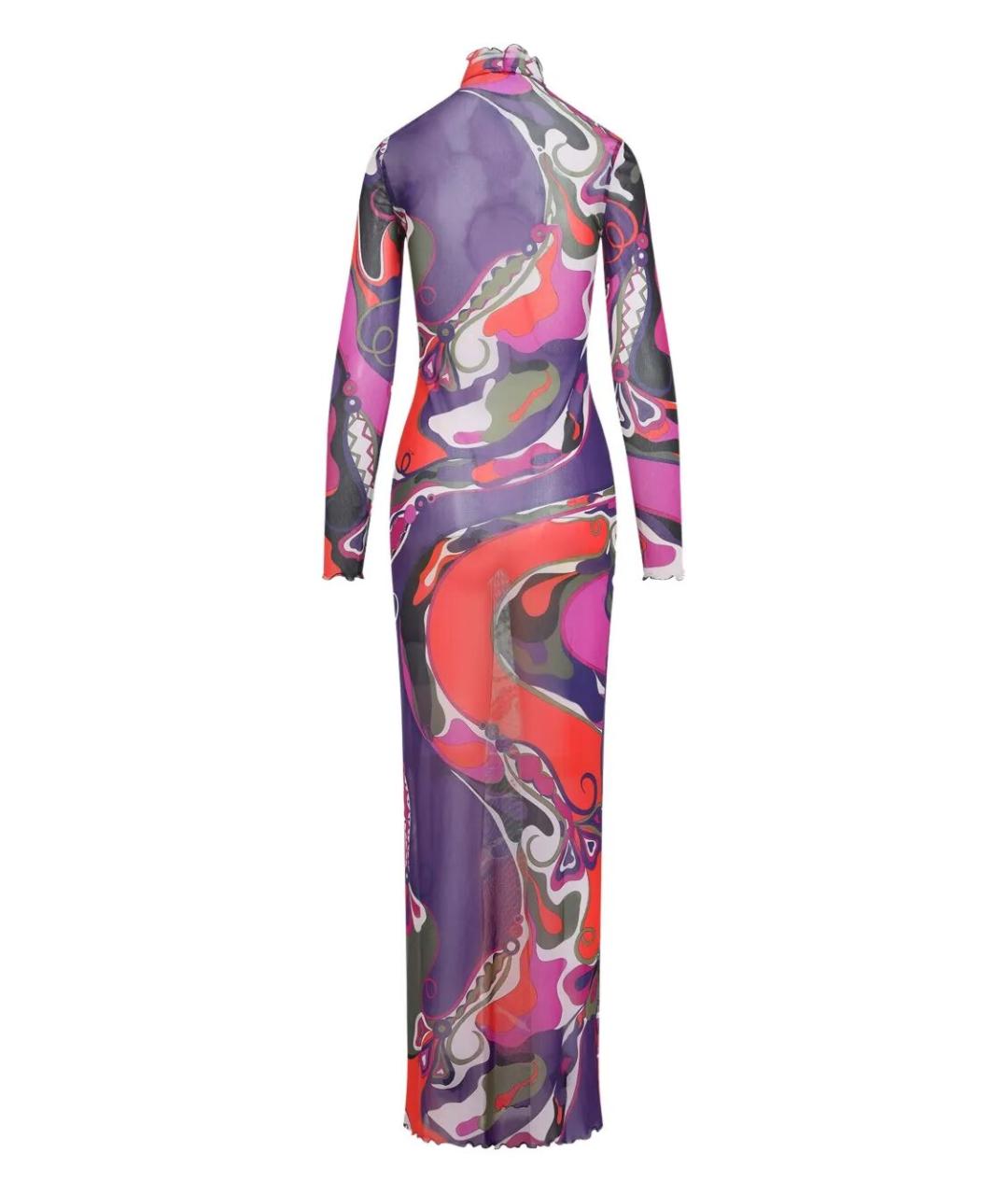 PUCCI Мульти полиамидовое платье, фото 4