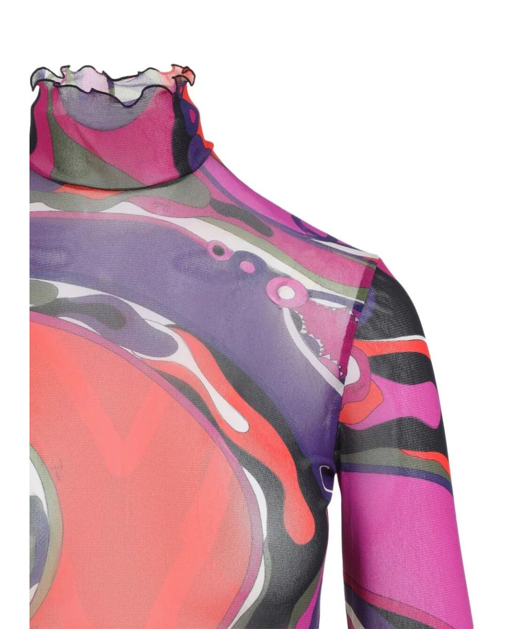 PUCCI Мульти полиамидовое платье, фото 3