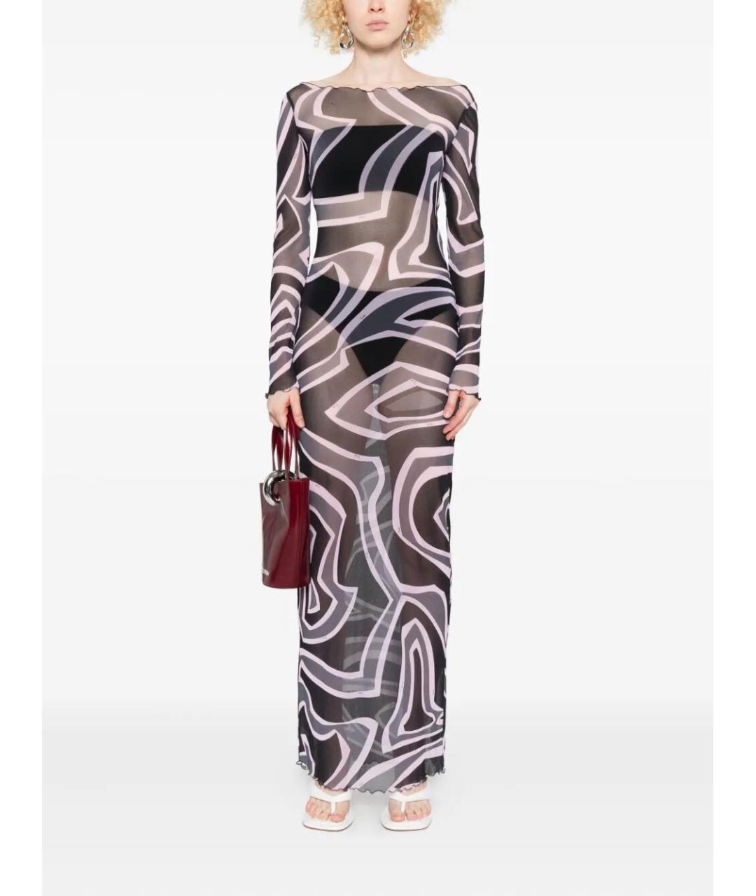 PUCCI Черное полиамидовое платье, фото 3