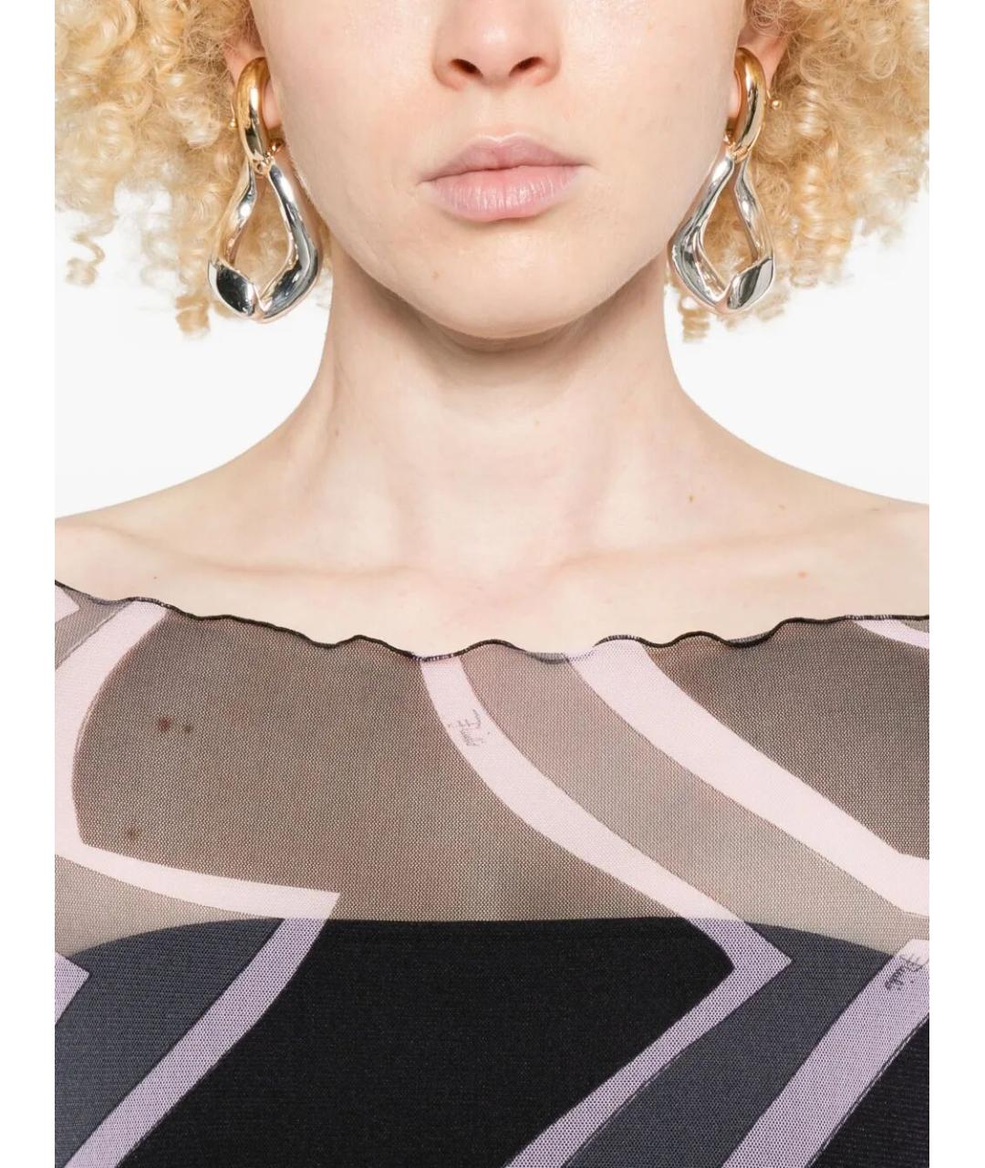 PUCCI Черное полиамидовое платье, фото 2