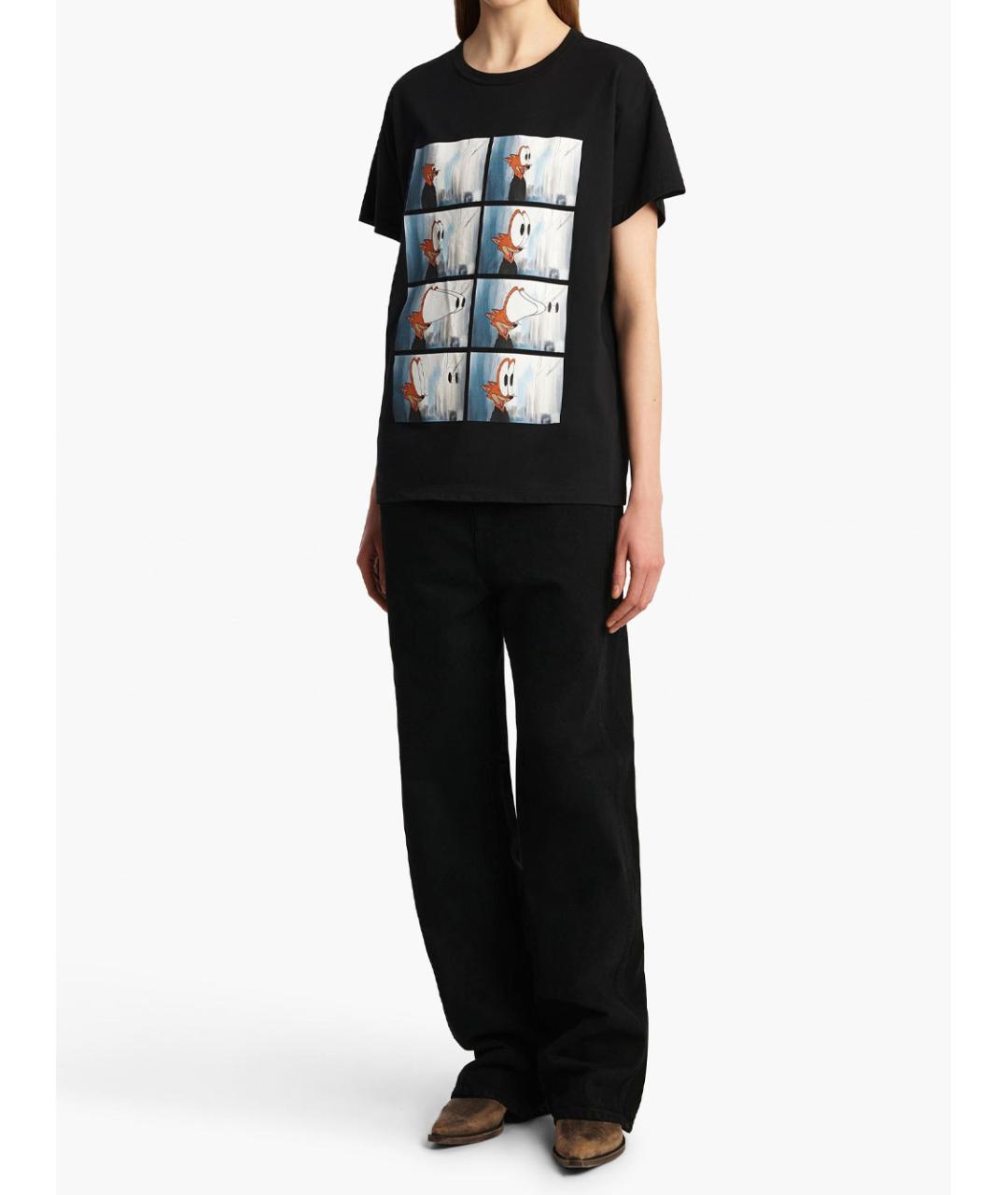 KHAITE Черные хлопковые прямые джинсы, фото 2