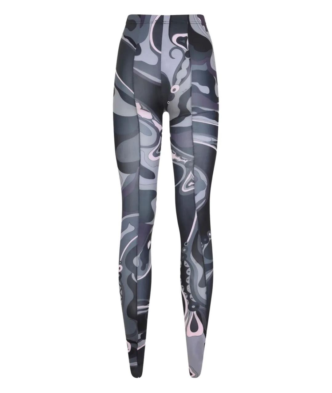 PUCCI Антрацитовые носки, чулки и колготы, фото 2