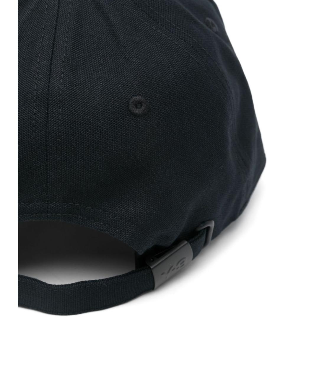 Y-3 Черная хлопковая кепка/бейсболка, фото 2