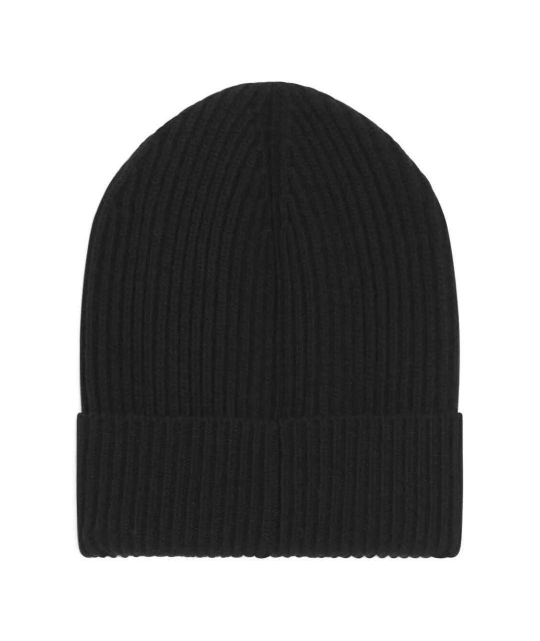 DOLCE&GABBANA Черная шерстяная шапка, фото 2