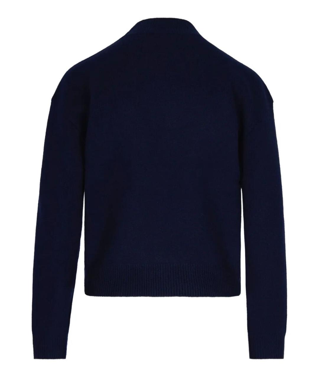 A.P.C. Синий шерстяной джемпер / свитер, фото 2