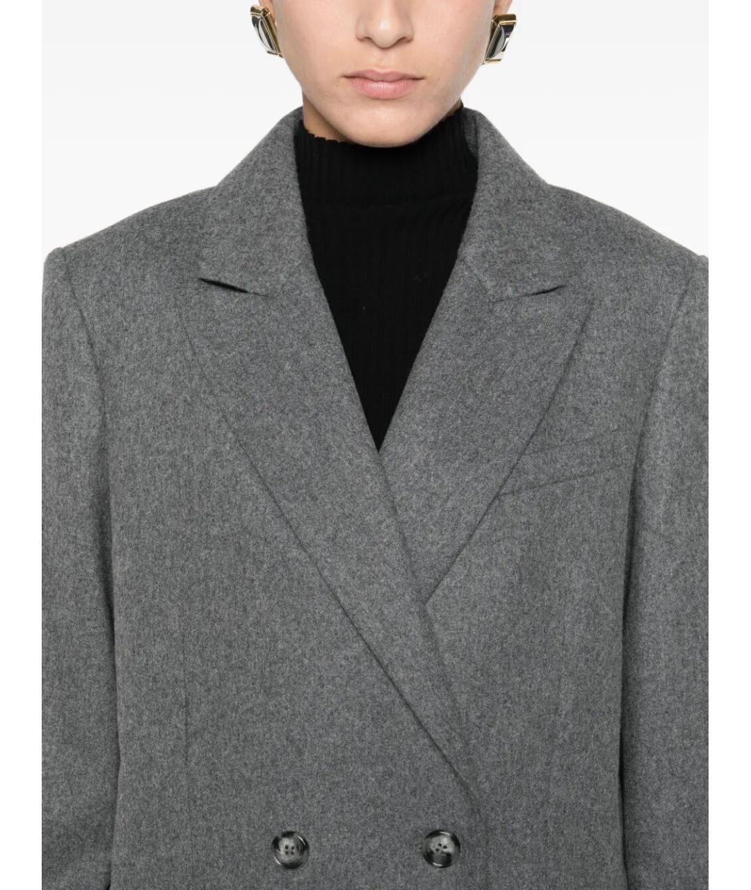 A.P.C. Серый шерстяной жакет/пиджак, фото 2
