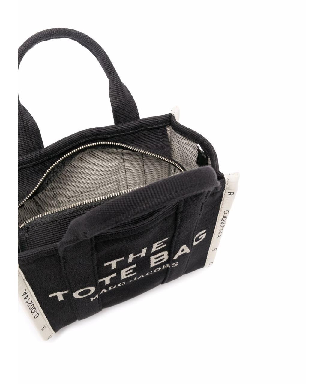 MARC JACOBS Черная хлопковая сумка тоут, фото 6