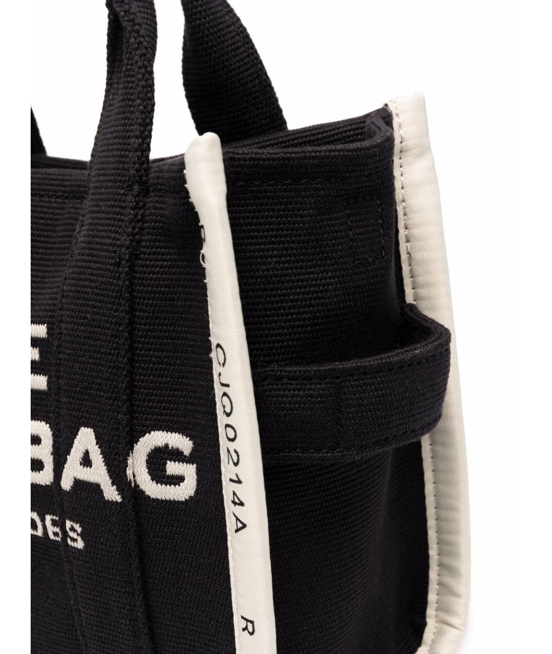 MARC JACOBS Черная хлопковая сумка тоут, фото 3