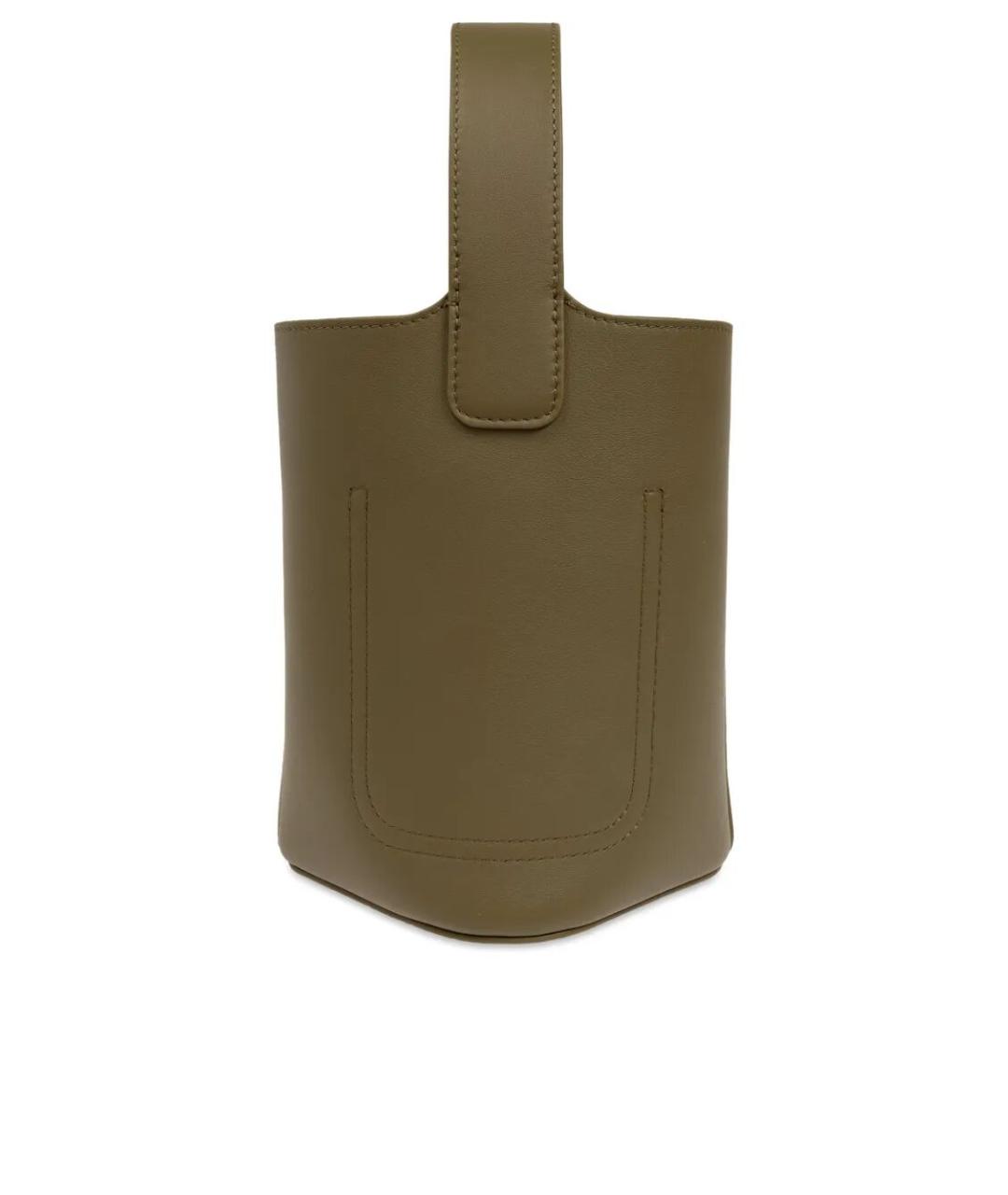 LOEWE Зеленая кожаная сумка тоут, фото 3