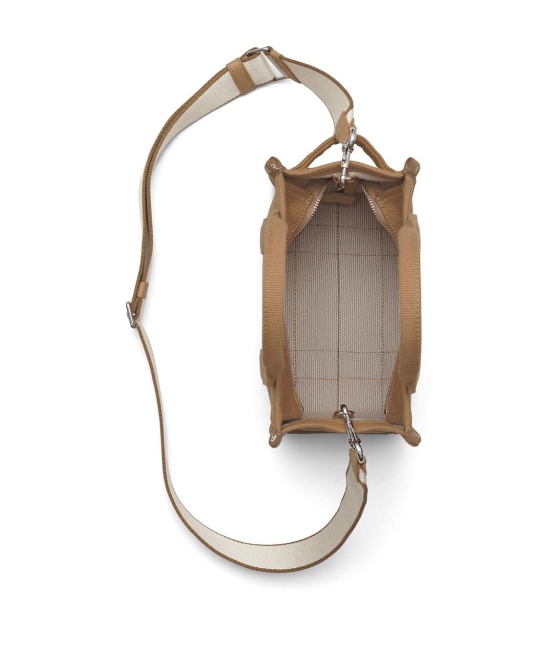 MARC JACOBS Хаки хлопковая сумка тоут, фото 4