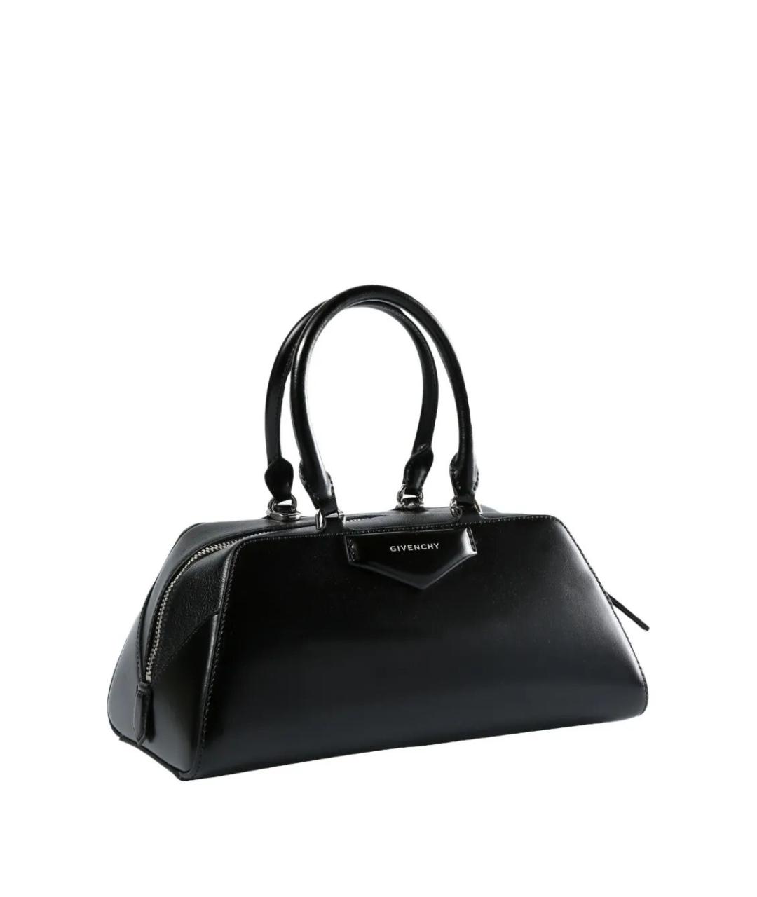 GIVENCHY Черная кожаная сумка тоут, фото 2